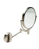 ALFI brand ABM8WR-BN Brushed Nickel 5x Magnify Wall Mounted Round 8" Mirror