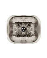 Whitehaus WH690ABB Undermount Prep sink with a Hammered Texture Surface