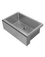 Whitehaus WHNPL3020-GM Noah Plus Undermount Kitchen Sink Set In Gunmetall