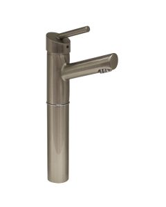 Whitehaus 3-3245-BN Centurion Single Hole Elevated Lavatory Faucet in Brushed Nickel