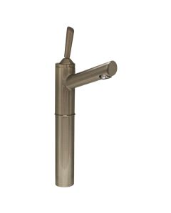 Whitehaus 3-3344-BN Centurion Elevated Lavatory Faucet with Long Spout in Brushed Nickel
