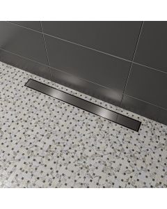 ALFI brand ABLD32B-BSS 32" Modern Stainless Steel Linear Shower Drain with Solid Cover