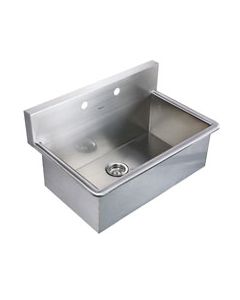Whitehaus WHNC3120 31" Noah Stainless Steel Laundry / Utility Sink