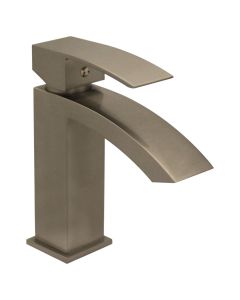 Whitehaus WH2010001-BN Brushed Nickel Lavatory Faucet With Pop-up Waste