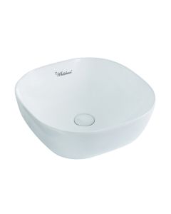 Whitehaus WH71301 Isabella Plus Collection Square Above Mount Basin With Center Drain