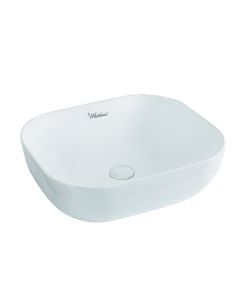Whitehaus WH71302 Isabella Plus Collection Rectangular Above Mount Basin With Center Drain