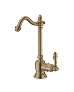 Whitehaus WHFH-C1006-AB Point of Use Cold Water Drinking Faucet with Traditional Swivel Spout