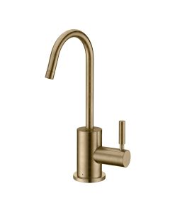 Whitehaus WHFH-C1010-AB Point of Use Cold Water Drinking Faucet with Gooseneck Swivel Spout 