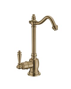 Whitehaus WHFH-H1006-AB Point of Use Instant Hot Water Drinking Faucet with Traditional Spout 