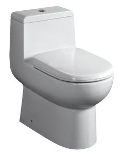 Whitehaus WHMFL3351-EB Magic Dual Siphonic Flush One Piece Toilet