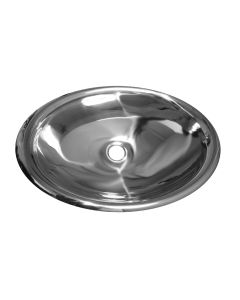 Whitehaus WHNVE218 Noah'S Collection Single Bowl Vessel Basin in Stainless Steel