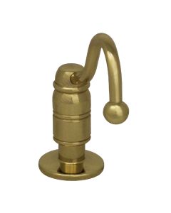 Whitehaus WHSD1167-B Beluga Solid Brass Kitchen Soap/Lotion Dispenser in Polished Brass