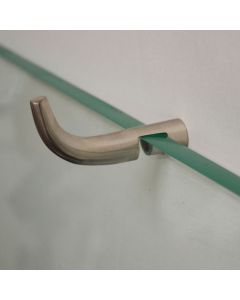 Whitehuas WHSHK01-BN Slide On Towel Hook For Glass Shower Doors
