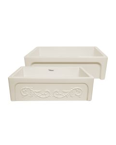 Whitehaus WHSIV3333-BISCUIT Glencove St. Ives 33" Front Apron Fireclay Sink
